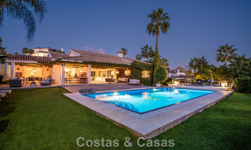 Move-in ready luxury villa with a modern Mediterranean style for sale in Nueva Andalucia’s Golf Valley, Marbella 776261
