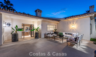 Move-in ready luxury villa with a modern Mediterranean style for sale in Nueva Andalucia’s Golf Valley, Marbella 776262 