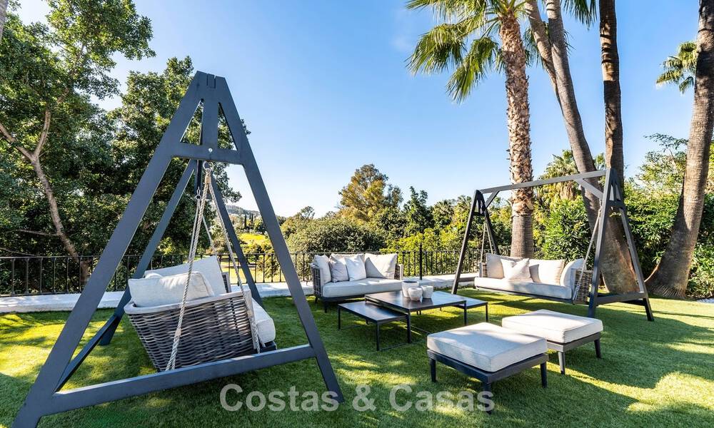 Move-in ready luxury villa with a modern Mediterranean style for sale in Nueva Andalucia’s Golf Valley, Marbella 776271