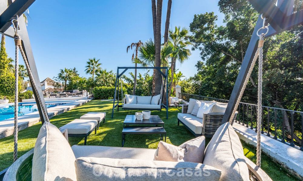 Move-in ready luxury villa with a modern Mediterranean style for sale in Nueva Andalucia’s Golf Valley, Marbella 776272