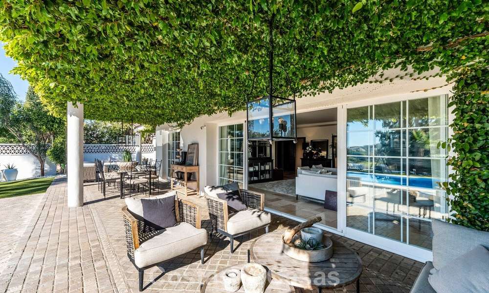 Move-in ready luxury villa with a modern Mediterranean style for sale in Nueva Andalucia’s Golf Valley, Marbella 776282