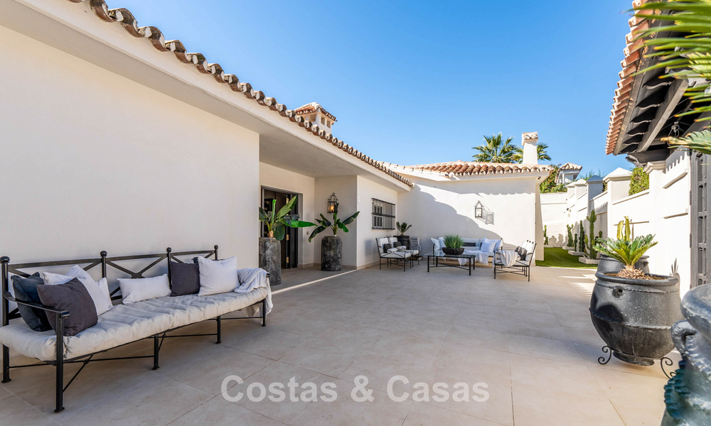 Move-in ready luxury villa with a modern Mediterranean style for sale in Nueva Andalucia’s Golf Valley, Marbella 776290