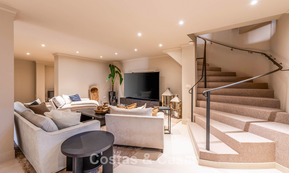 Move-in ready luxury villa with a modern Mediterranean style for sale in Nueva Andalucia’s Golf Valley, Marbella 776295