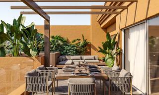 Modern renovated duplex penthouse for sale, short distance to all amenities in Nueva Andalucia’s golf valley, Marbella 776313 