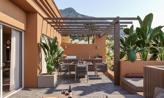 Modern renovated duplex penthouse for sale, short distance to all amenities in Nueva Andalucia’s golf valley, Marbella 776318 