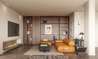 Modern renovated duplex penthouse for sale, short distance to all amenities in Nueva Andalucia’s golf valley, Marbella 776321 