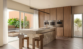 Modern renovated duplex penthouse for sale, short distance to all amenities in Nueva Andalucia’s golf valley, Marbella 776328 