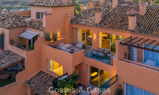 Modern renovated duplex penthouse for sale, short distance to all amenities in Nueva Andalucia’s golf valley, Marbella 793356 