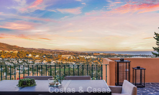 Modern renovated duplex penthouse for sale, short distance to all amenities in Nueva Andalucia’s golf valley, Marbella 793359 