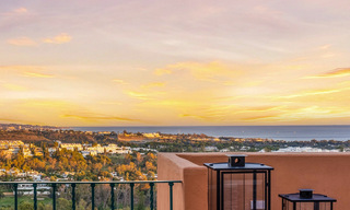 Modern renovated duplex penthouse for sale, short distance to all amenities in Nueva Andalucia’s golf valley, Marbella 793360 