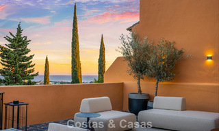 Modern renovated duplex penthouse for sale, short distance to all amenities in Nueva Andalucia’s golf valley, Marbella 793361 