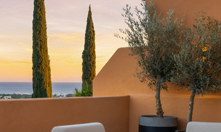 Modern renovated duplex penthouse for sale, short distance to all amenities in Nueva Andalucia’s golf valley, Marbella 793362 