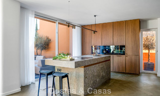 Modern renovated duplex penthouse for sale, short distance to all amenities in Nueva Andalucia’s golf valley, Marbella 793364 