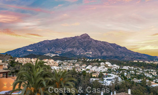 Modern renovated duplex penthouse for sale, short distance to all amenities in Nueva Andalucia’s golf valley, Marbella 793393 