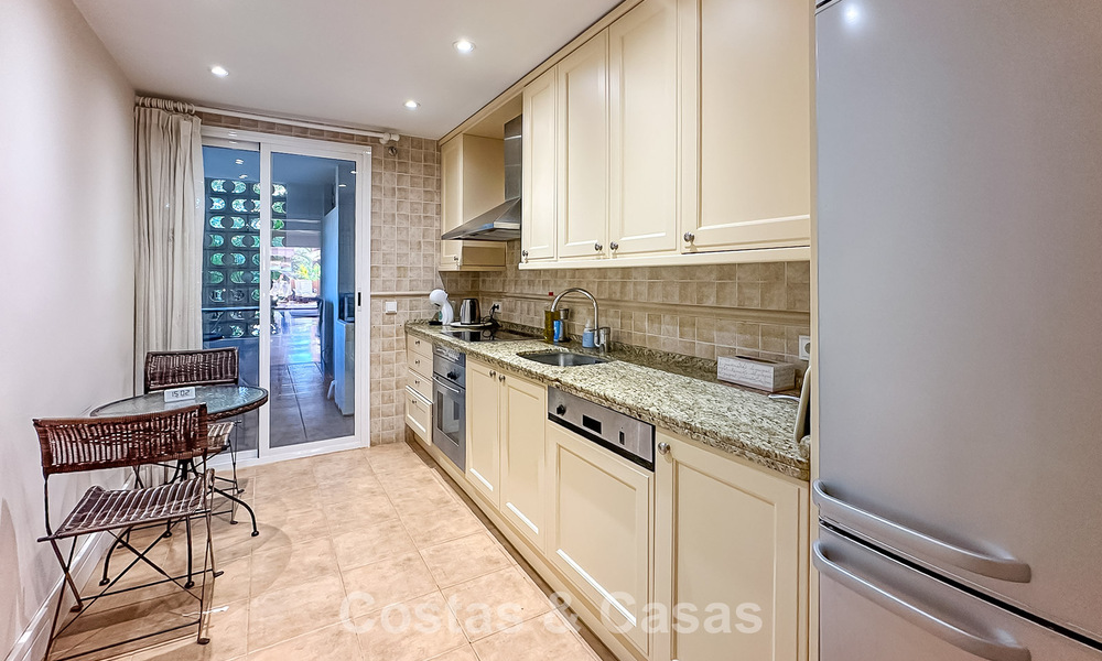 Beachside, ground floor apartment for sale within walking distance to the beach and Puerto Banus, Marbella 776340