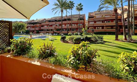 Beachside, ground floor apartment for sale within walking distance to the beach and Puerto Banus, Marbella 776361