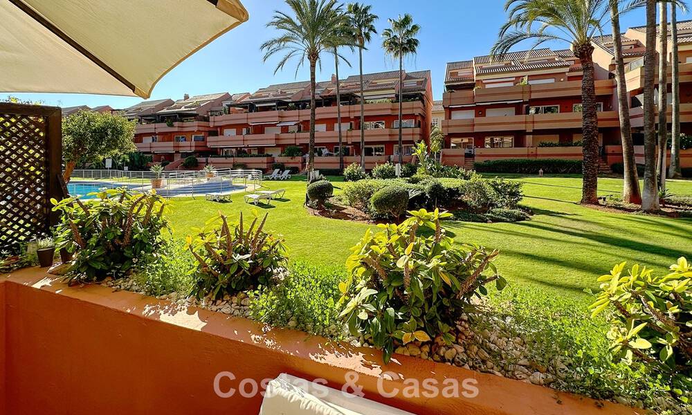 Beachside, ground floor apartment for sale within walking distance to the beach and Puerto Banus, Marbella 776361
