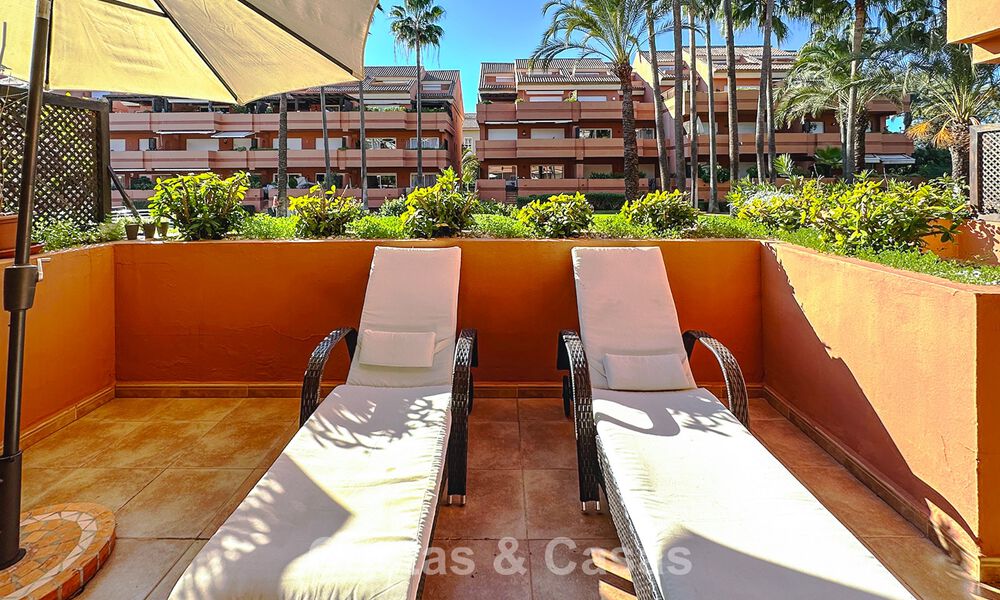Beachside, ground floor apartment for sale within walking distance to the beach and Puerto Banus, Marbella 776363