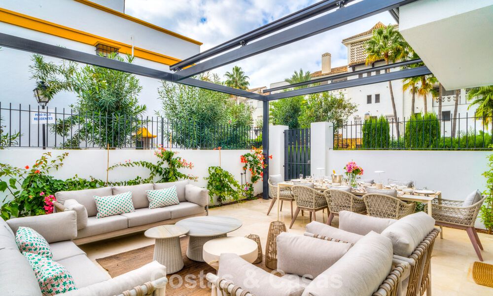 Semi-detached house for sale just metres from the beach on Marbella's Golden Mile 776469