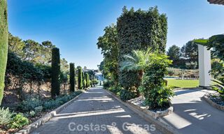 Luxury Mediterranean style villa for sale in a gated community surrounded by nature in Marbella - Benahavis 776506 