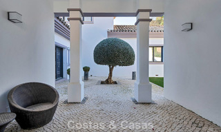 Luxury Mediterranean style villa for sale in a gated community surrounded by nature in Marbella - Benahavis 776508 