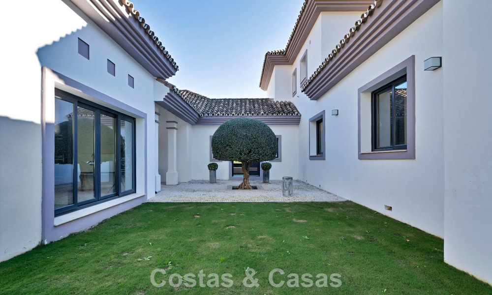 Luxury Mediterranean style villa for sale in a gated community surrounded by nature in Marbella - Benahavis 776509