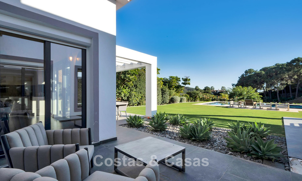 Luxury Mediterranean style villa for sale in a gated community surrounded by nature in Marbella - Benahavis 776512