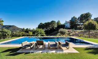 Luxury Mediterranean style villa for sale in a gated community surrounded by nature in Marbella - Benahavis 776513 