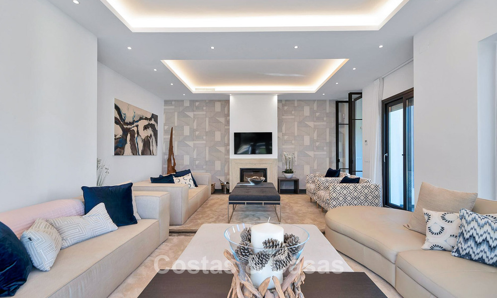 Luxury Mediterranean style villa for sale in a gated community surrounded by nature in Marbella - Benahavis 776517