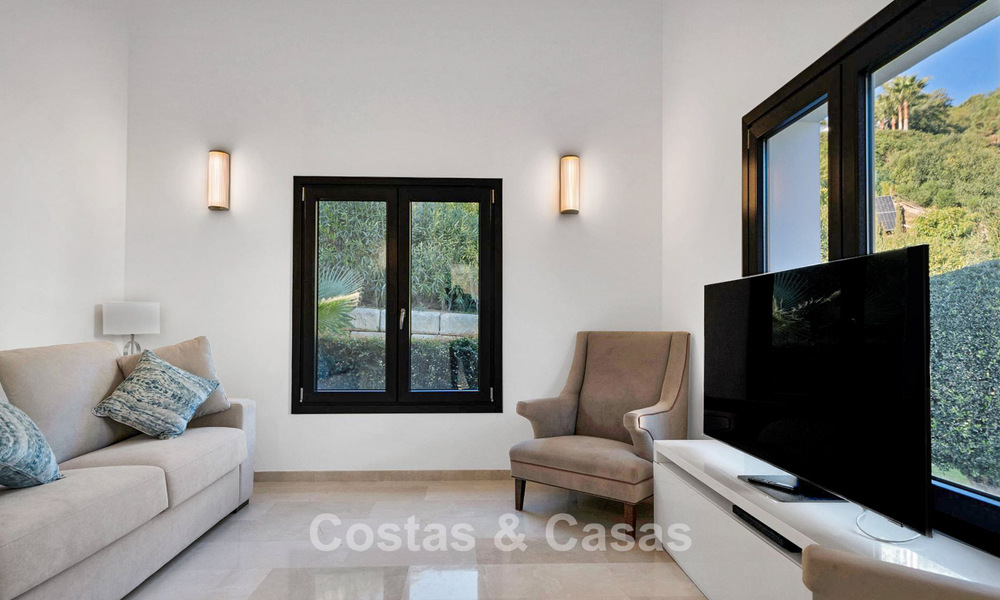 Luxury Mediterranean style villa for sale in a gated community surrounded by nature in Marbella - Benahavis 776525