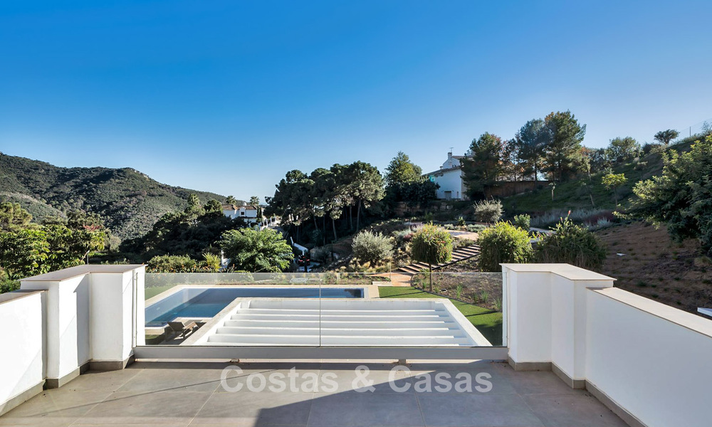Luxury Mediterranean style villa for sale in a gated community surrounded by nature in Marbella - Benahavis 776533