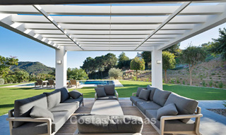 Luxury Mediterranean style villa for sale in a gated community surrounded by nature in Marbella - Benahavis 776538 