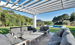 Luxury Mediterranean style villa for sale in a gated community surrounded by nature in Marbella - Benahavis 776539 