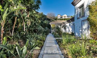 Luxury Mediterranean style villa for sale in a gated community surrounded by nature in Marbella - Benahavis 776540 