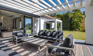 Luxury Mediterranean style villa for sale in a gated community surrounded by nature in Marbella - Benahavis 805697 
