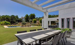 Luxury Mediterranean style villa for sale in a gated community surrounded by nature in Marbella - Benahavis 805698 