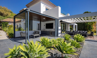 Luxury Mediterranean style villa for sale in a gated community surrounded by nature in Marbella - Benahavis 805699 