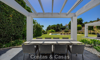 Luxury Mediterranean style villa for sale in a gated community surrounded by nature in Marbella - Benahavis 805700 