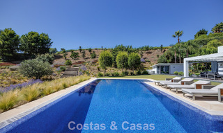 Luxury Mediterranean style villa for sale in a gated community surrounded by nature in Marbella - Benahavis 805704 