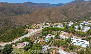 Luxury Mediterranean style villa for sale in a gated community surrounded by nature in Marbella - Benahavis 805706 