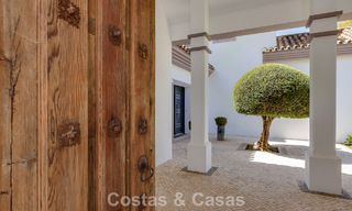 Luxury Mediterranean style villa for sale in a gated community surrounded by nature in Marbella - Benahavis 805710 
