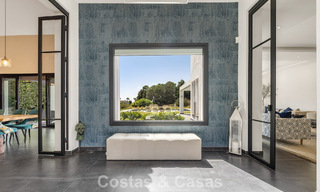 Luxury Mediterranean style villa for sale in a gated community surrounded by nature in Marbella - Benahavis 805712 