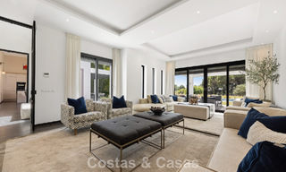 Luxury Mediterranean style villa for sale in a gated community surrounded by nature in Marbella - Benahavis 805718 