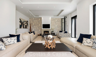 Luxury Mediterranean style villa for sale in a gated community surrounded by nature in Marbella - Benahavis 805719 