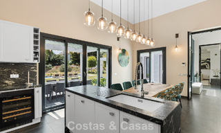 Luxury Mediterranean style villa for sale in a gated community surrounded by nature in Marbella - Benahavis 805721 