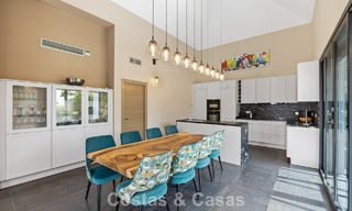 Luxury Mediterranean style villa for sale in a gated community surrounded by nature in Marbella - Benahavis 805722 