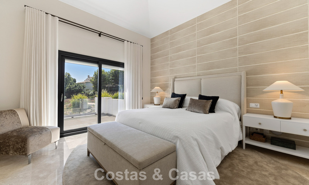 Luxury Mediterranean style villa for sale in a gated community surrounded by nature in Marbella - Benahavis 805730