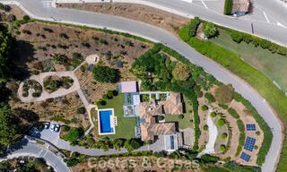 Luxury Mediterranean style villa for sale in a gated community surrounded by nature in Marbella - Benahavis 805735 