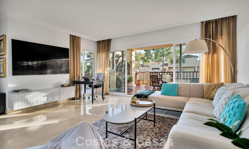 Luxurious ground floor apartment for sale, located on the New Golden Mile between Marbella and Estepona 776576