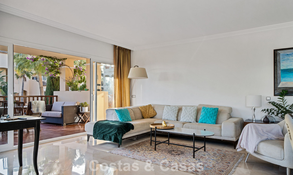 Luxurious ground floor apartment for sale, located on the New Golden Mile between Marbella and Estepona 776581